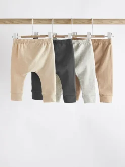 Neutral Baby Leggings 4 Pack (0mths-2yrs)