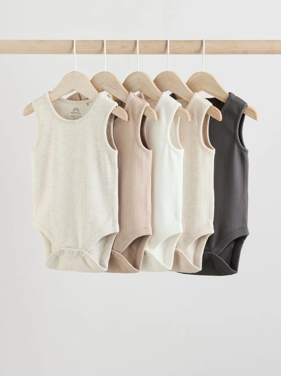 Neutral Baby Vest Bodysuits 5 Pack