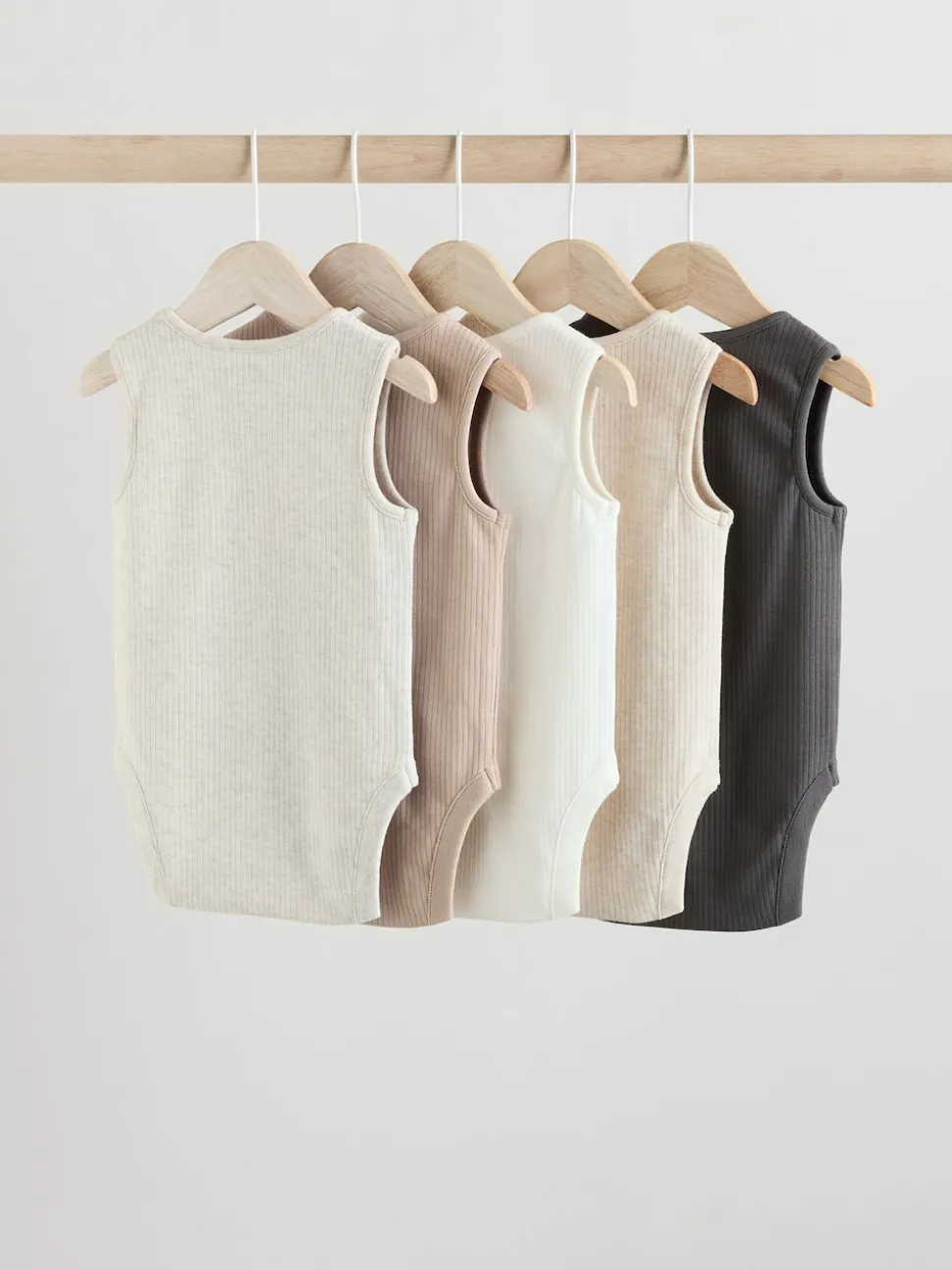 Neutral Baby Vest Bodysuits 5 Pack