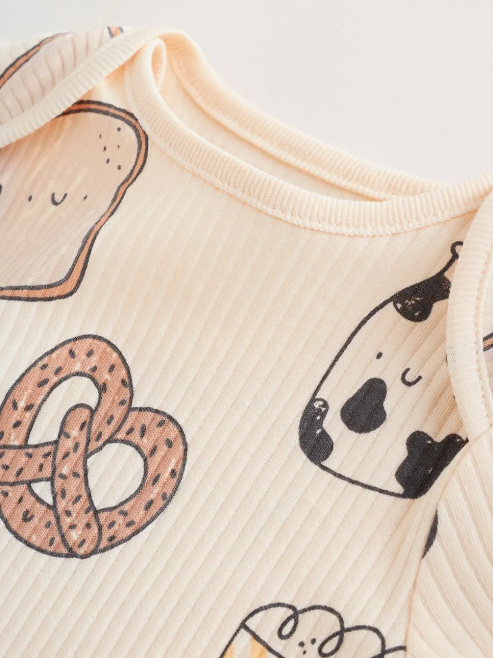 Neutral Short Sleeve Baby Bodysuits 5 Pack