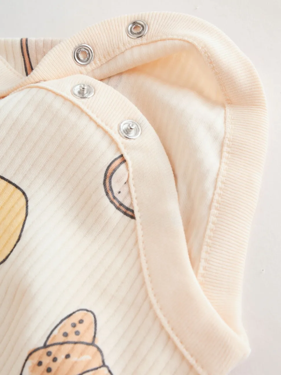 Neutral Short Sleeve Baby Bodysuits 5 Pack