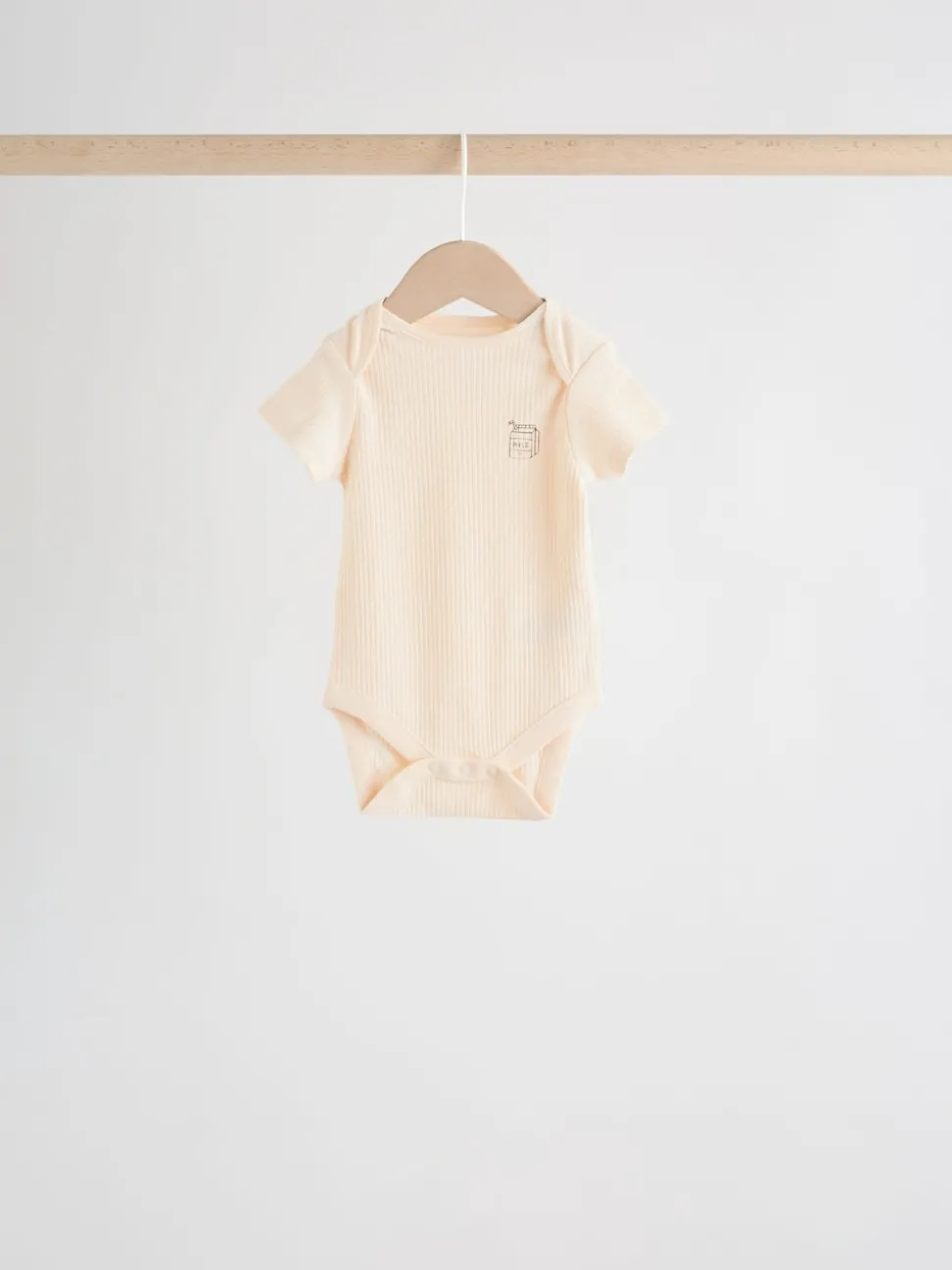 Neutral Short Sleeve Baby Bodysuits 5 Pack