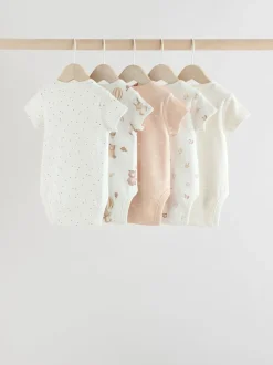 Neutral Baby Short Sleeve Bodysuits 5 Pack