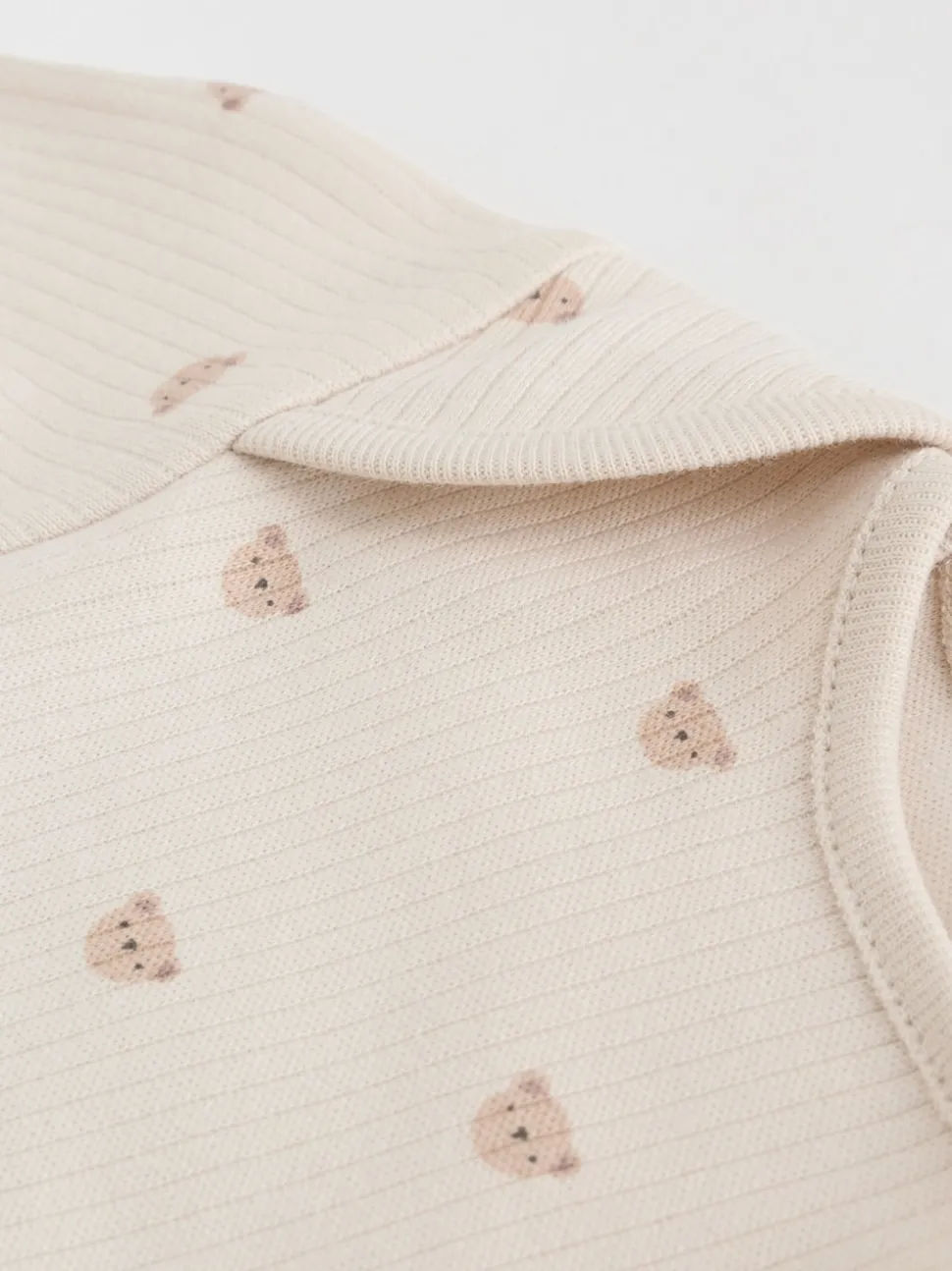 Neutral Bear Baby Long Sleeve Bodysuits 5 Pack
