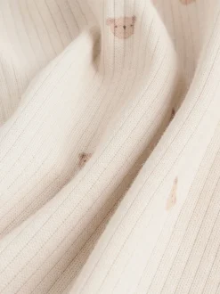 Neutral Bear Baby Long Sleeve Bodysuits 5 Pack