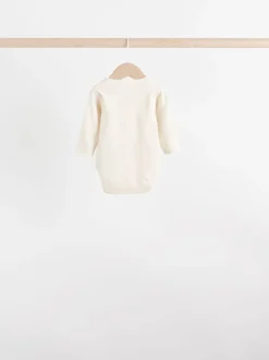 Neutral Bear Baby Long Sleeve Bodysuits 5 Pack