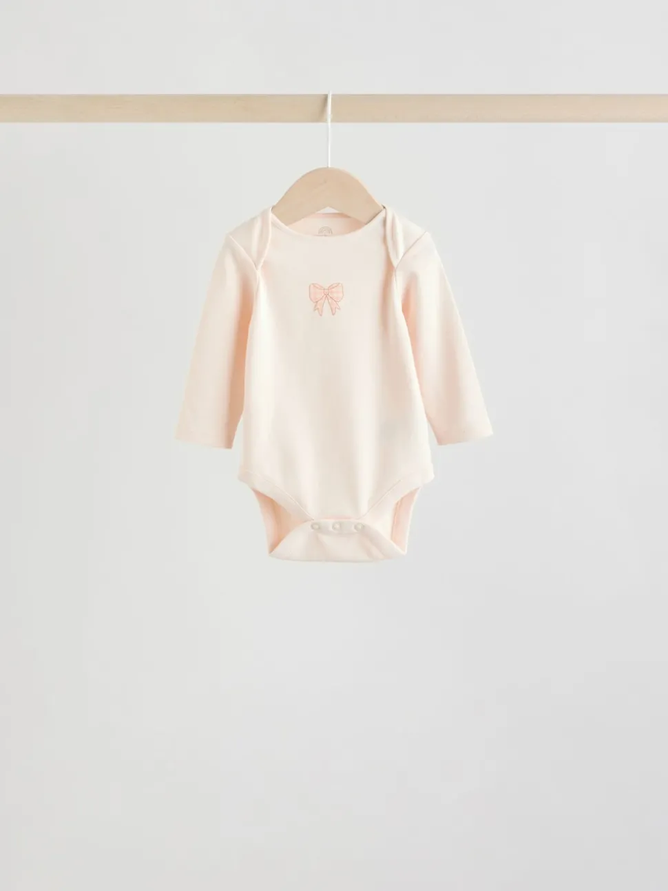 Neutral Bear Long Sleeve Baby Bodysuits 5 Pack