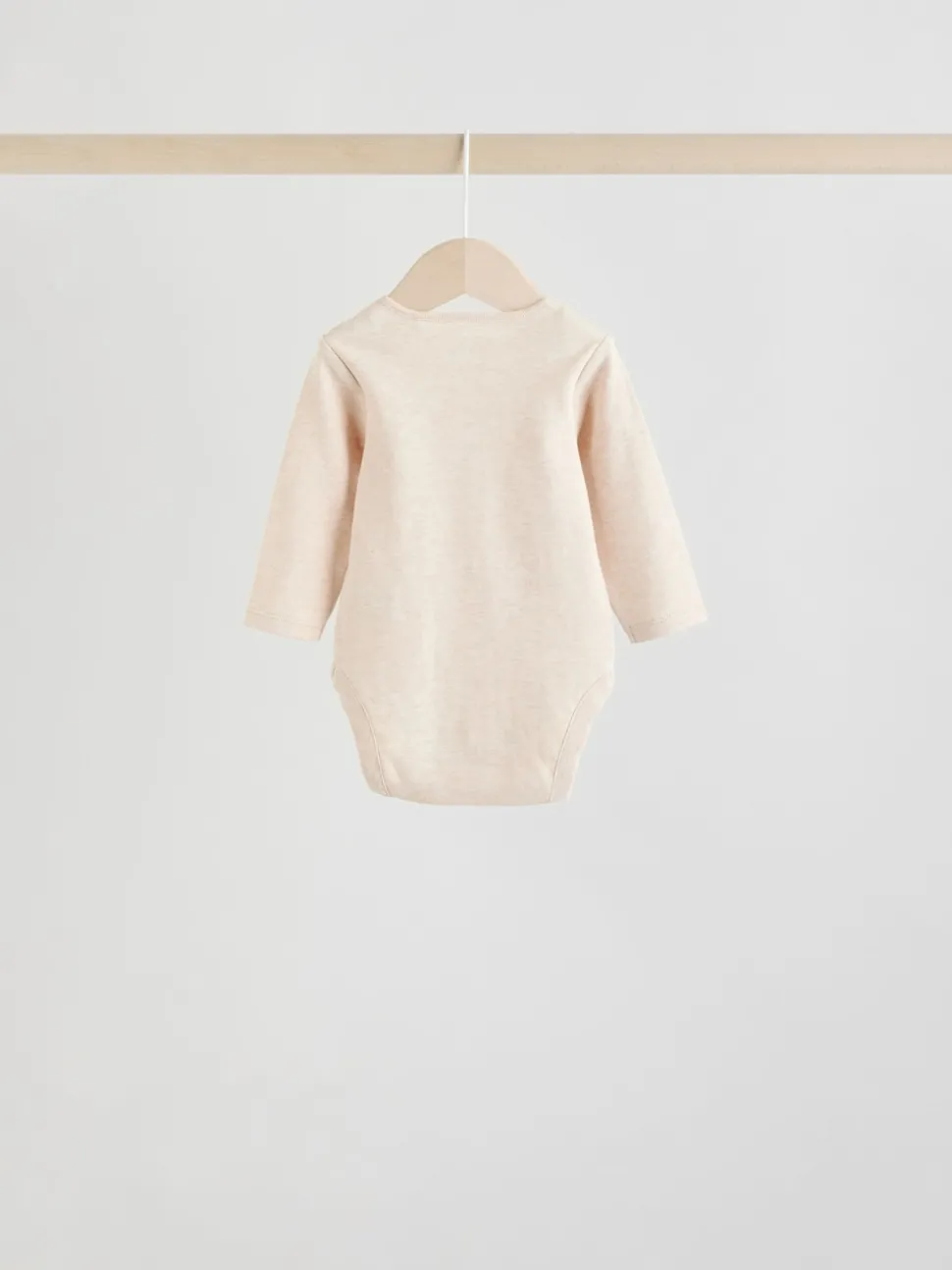 Neutral Bear Long Sleeve Baby Bodysuits 5 Pack
