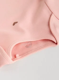 Neutral Bear Long Sleeve Baby Bodysuits 5 Pack