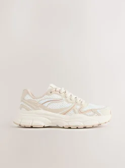 Neutral Chunky Lace up Trainers