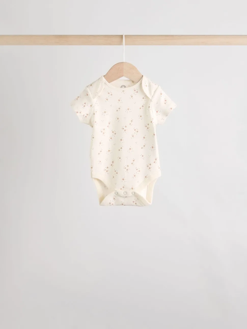 Neutral 100% Cotton Short Sleeve Baby Bodysuits 5 Pack