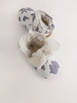 Neutral Cow Suede Baby Pull-On Boots (0-24mths)