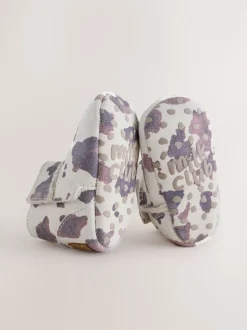 Neutral Cow Suede Baby Pull-On Boots (0-24mths)