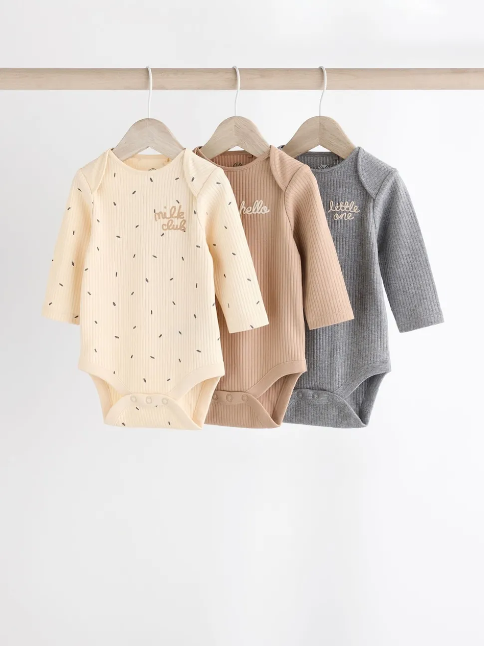 Neutral Milk Club Baby Bodysuits 3 Pack
