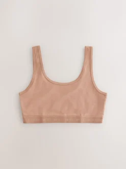 Neutral Scoop Crop Tops 3 Pack (5-16yrs)