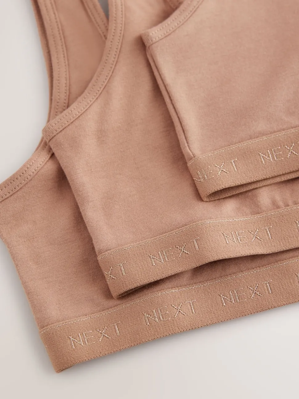 Neutral Scoop Crop Tops 3 Pack (5-16yrs)