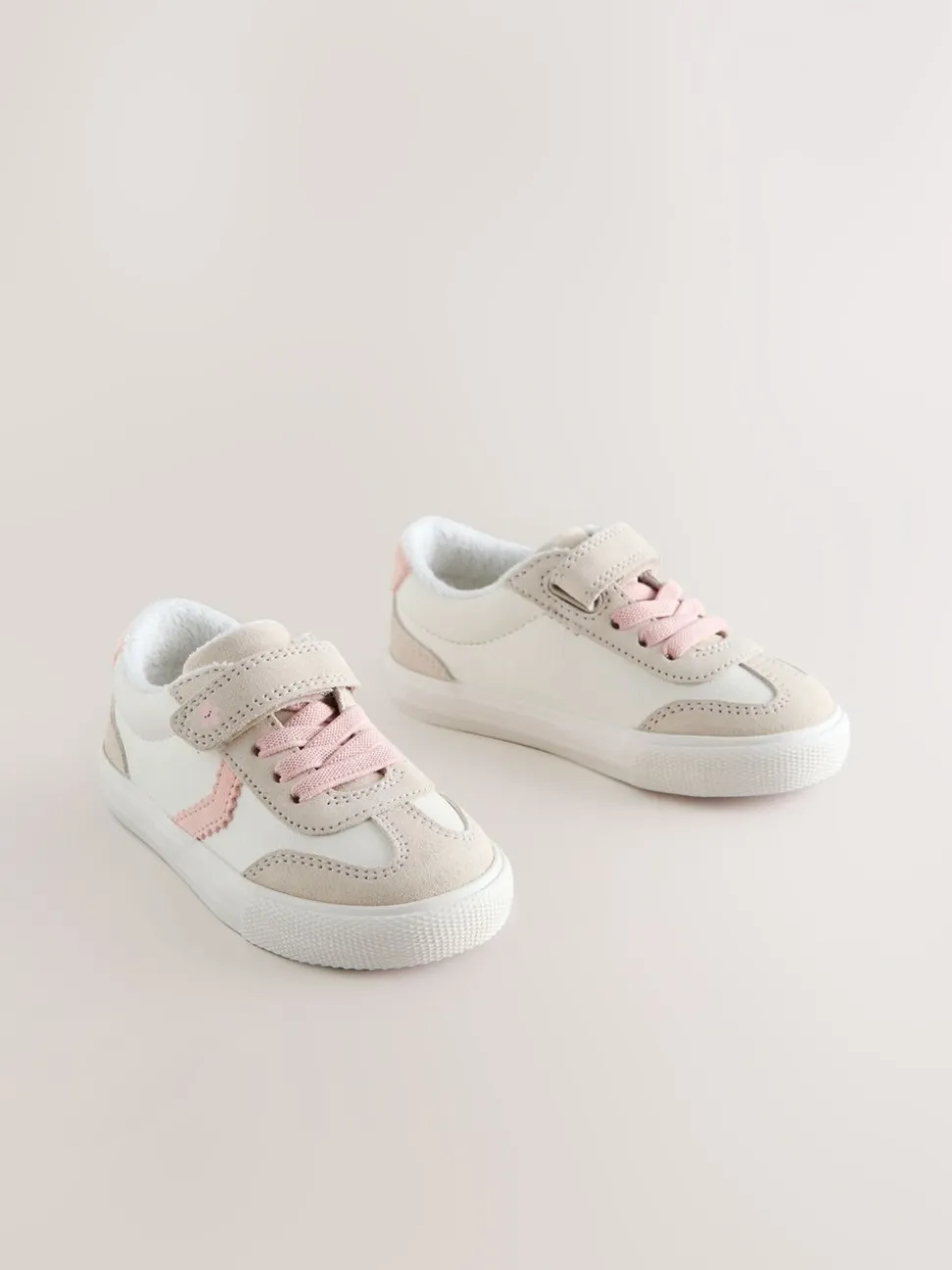 Neutral Touch Fastening Elastic Lace Trainers