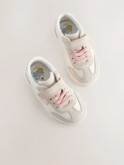 Neutral Touch Fastening Elastic Lace Trainers