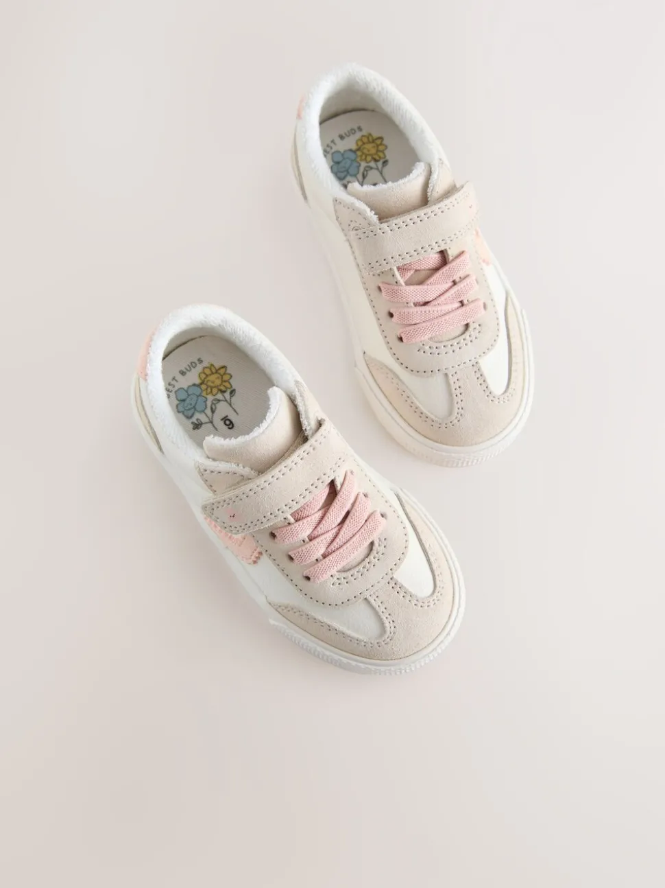 Neutral Touch Fastening Elastic Lace Trainers
