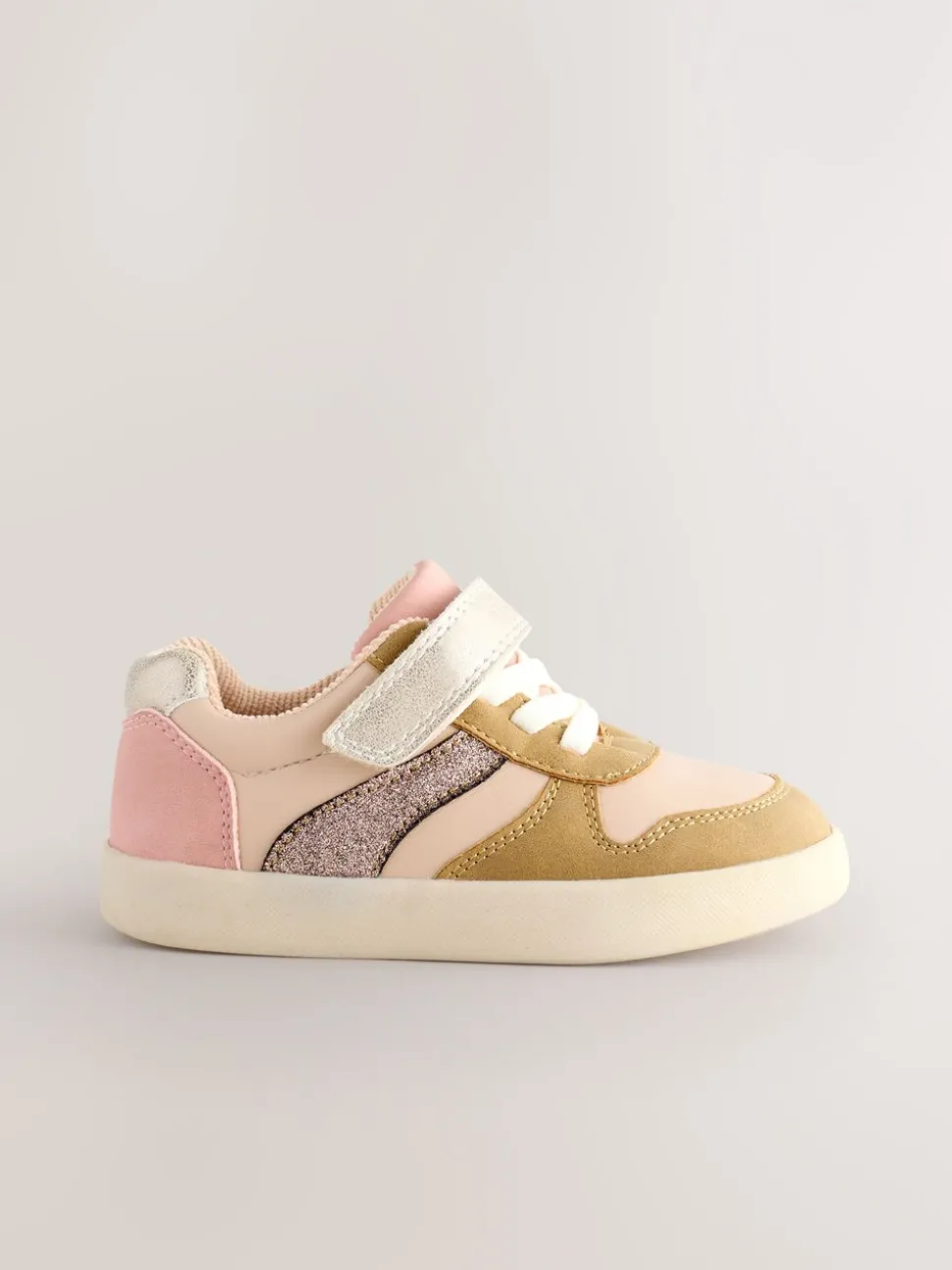 Neutral Touch Fastening Lace Elastic Trainers