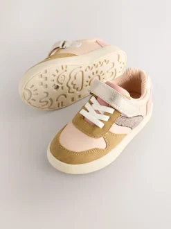 Neutral Touch Fastening Lace Elastic Trainers