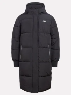 New Balance Black Longline Puffer Coat
