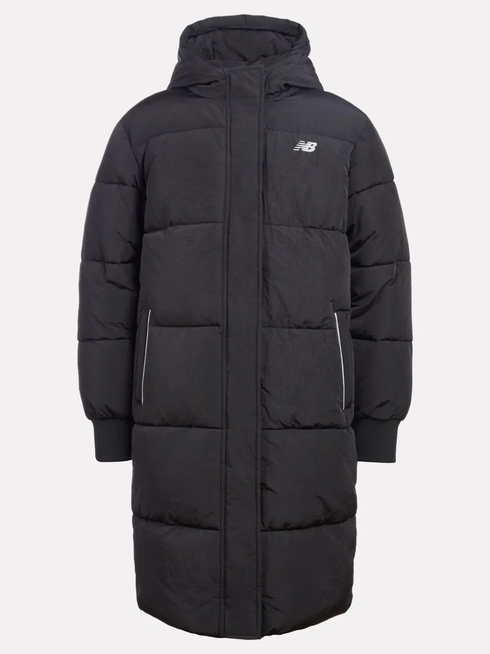 New Balance Black Longline Puffer Coat