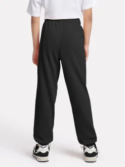 New Balance Black Small Brush Back Logo Joggers