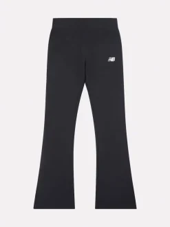 New Balance Black Small Logo Flare Leggings