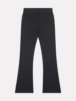New Balance Black Small Logo Flare Leggings