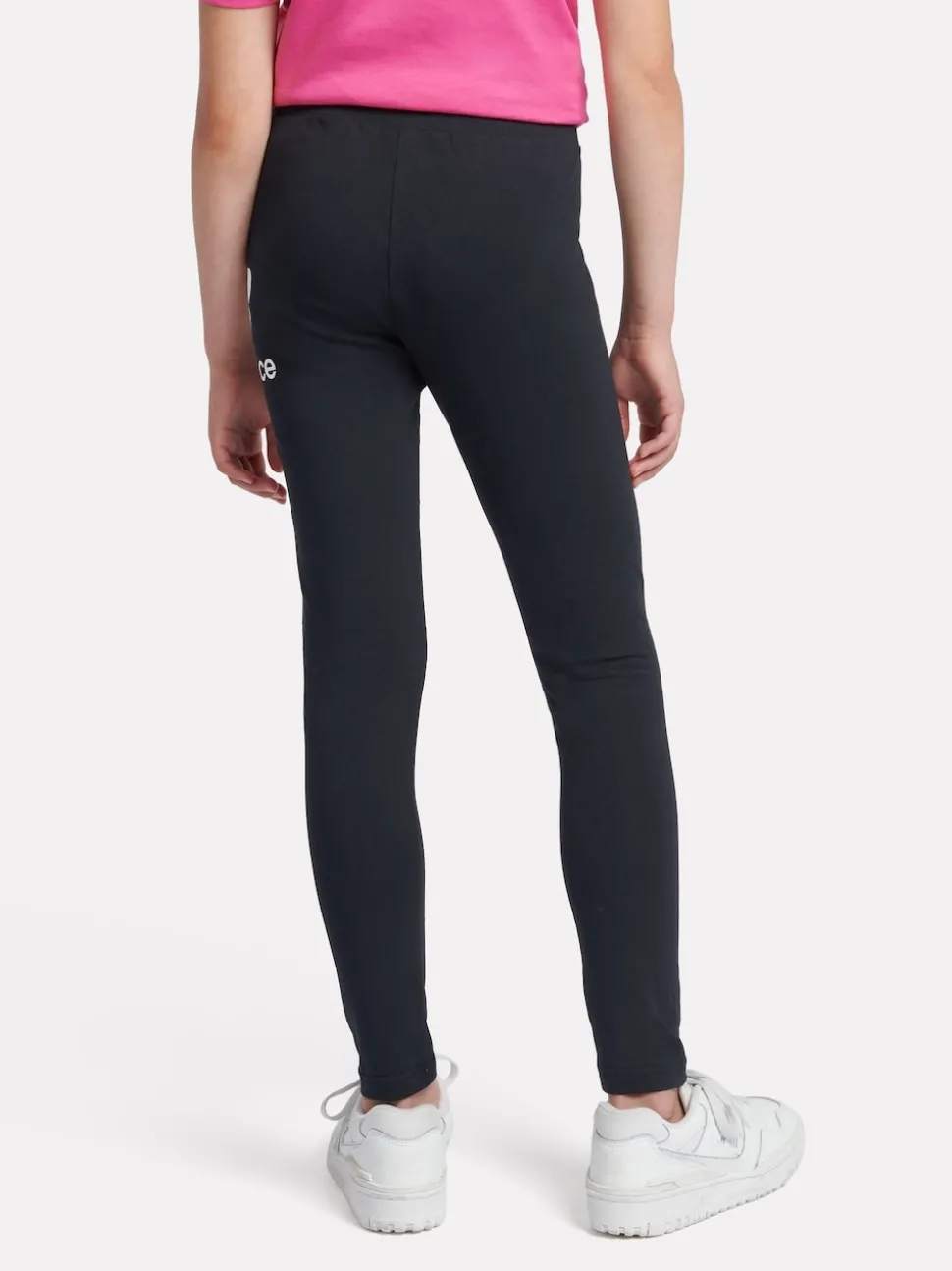 New Balance Black Stacked Logo Leggings