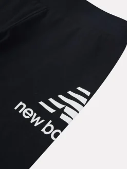 New Balance Black Stacked Logo Leggings