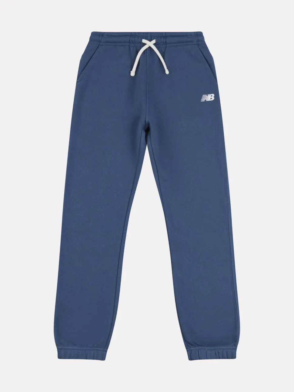 New Balance Blue Small Brush Back Logo Joggers