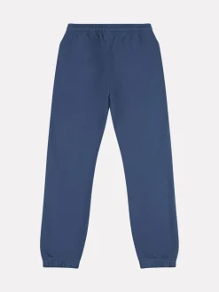 New Balance Blue Small Brush Back Logo Joggers
