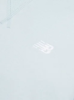 New Balance Blue Small French Terry Logo Hoodie
