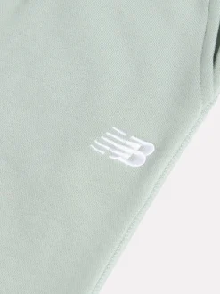 New Balance Green French Terry Small Logo Joggers