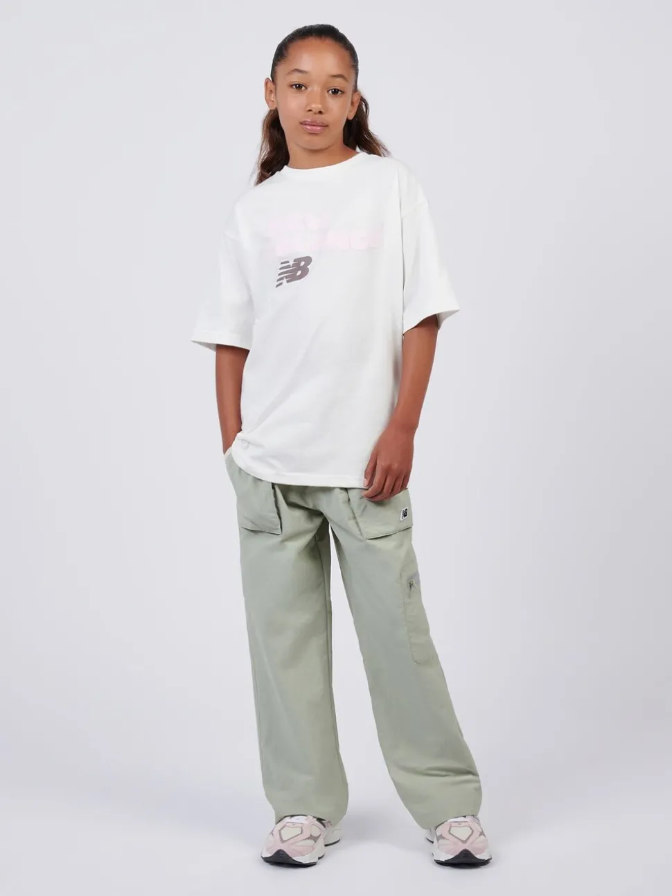 New Balance Green Premium Cargo Joggers