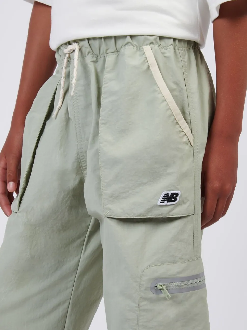 New Balance Green Premium Cargo Joggers