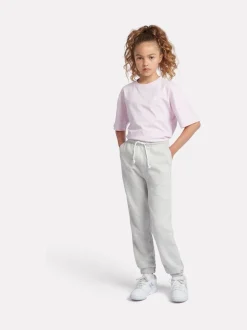 New Balance Grey Kids French Terry Small Logo Joggers