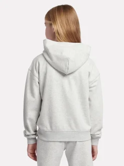 New Balance Grey Small French Terry Logo Hoodie