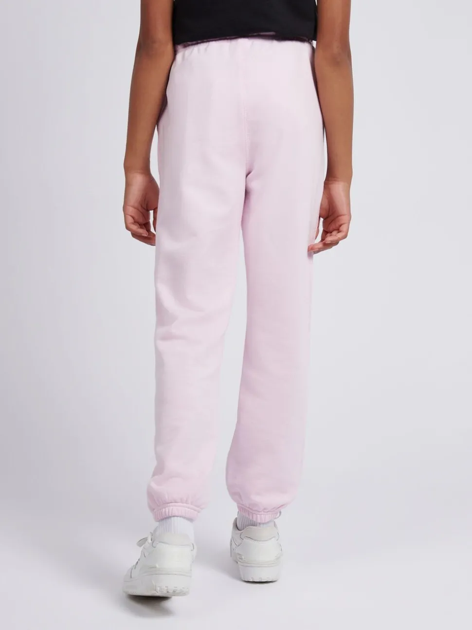 New Balance Light Pink French Terry Small Logo Joggers