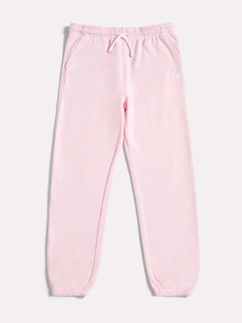 New Balance Light Pink French Terry Small Logo Joggers