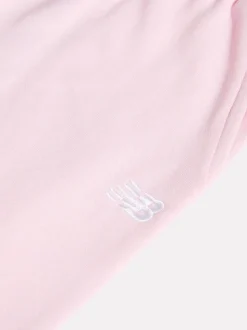New Balance Light Pink French Terry Small Logo Joggers