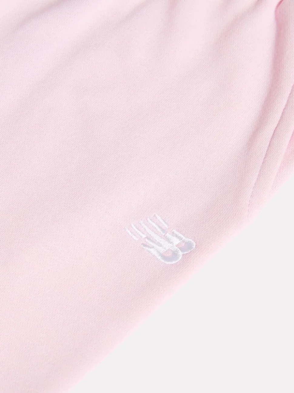 New Balance Light Pink French Terry Small Logo Joggers