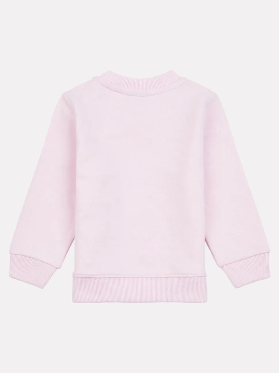 New Balance Light Pink Kids Stacked Logo Crew Sweatshirt