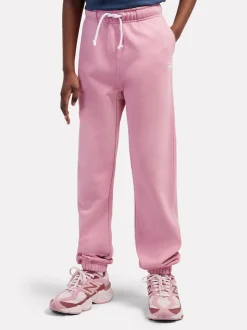 New Balance Pink French Terry Small Logo Joggers