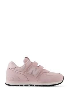 New Balance Pink Girls 574 Trainers