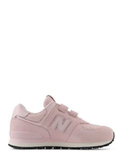 New Balance Pink Girls 574 Trainers