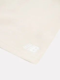 New Balance White Small Girls Logo Shorts