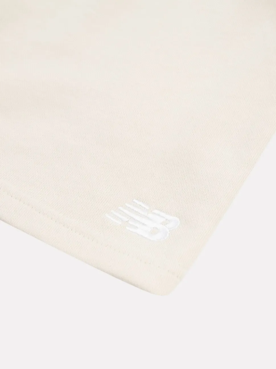 New Balance White Small Girls Logo Shorts
